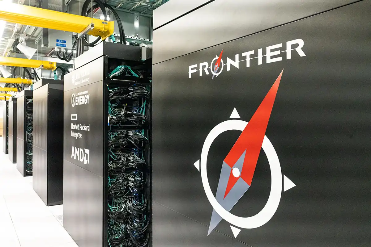 Frontier Supercomputer Server Racks