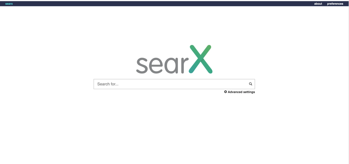 Searx Homepage
